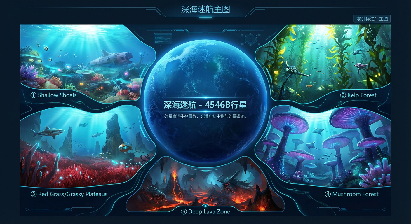 深海迷航世界地图